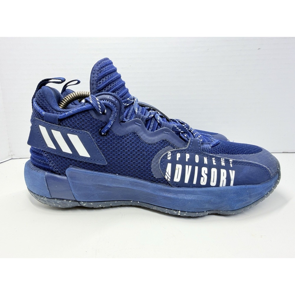adidas Dame 7 EXTPLY Opponent Advisory Men's 6.5 Navy Basketball Shoes H68988